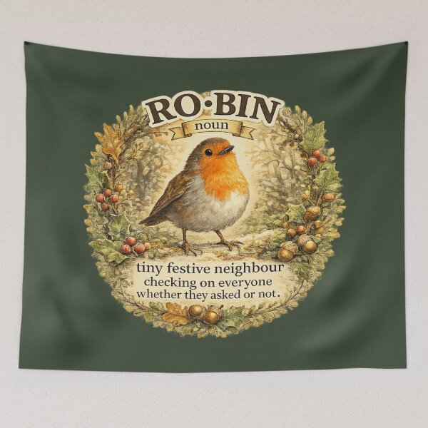 Item preview, Robin Definition Woodland Badge designed and sold by ChirpInc.