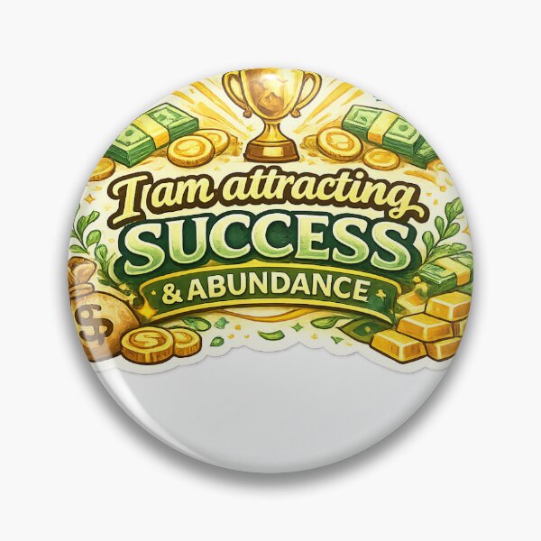 Item preview, I am attracting success & abundance  designed and sold by DigiAuraStudio.