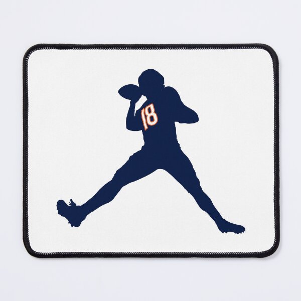 Item preview, Caleb Williams Navy Jumpman Logo designed and sold by Bear Creative.