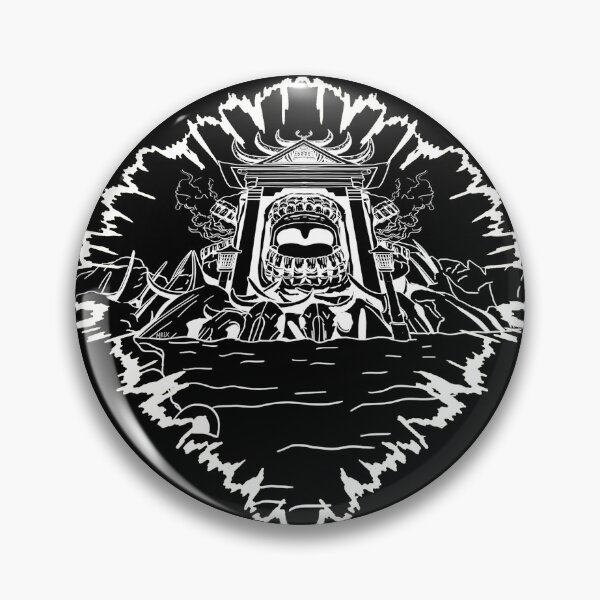 Item preview, Cursed Shrine White Line Art designed and sold by Maxellent.
