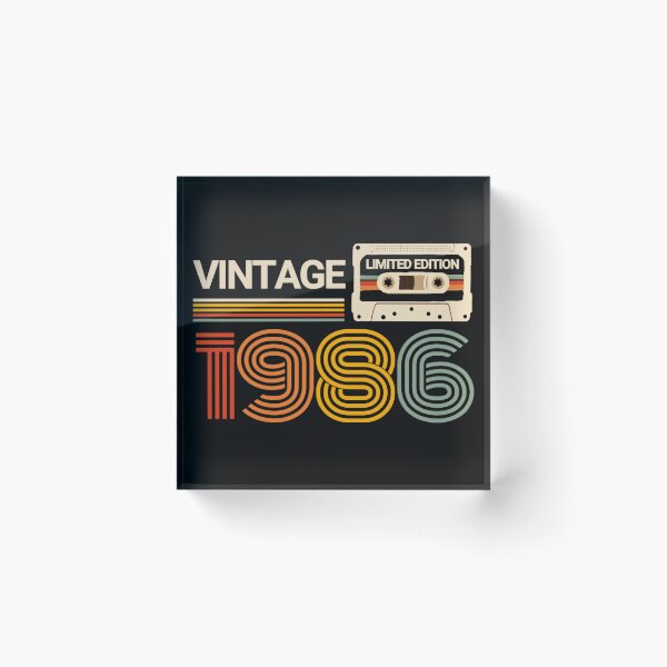 Item preview, Vintage Limited Edition 1986 Birthday Born Eighties designed and sold by AmaXONIC.