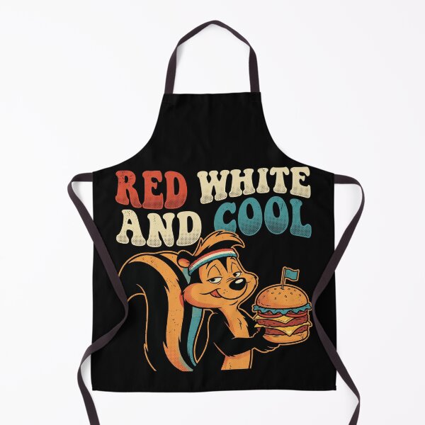 Item preview, Red White And Cool Funny Skunk Hamburger Shirt designed and sold by TeNovaStudio ⭐⭐⭐⭐⭐.