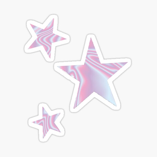 4mm Holographic Star Stickers Tiny Stars Stickers Vinyl Holo 