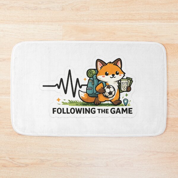 Item preview, Following The Game Fox Sticker designed and sold by ngvault.