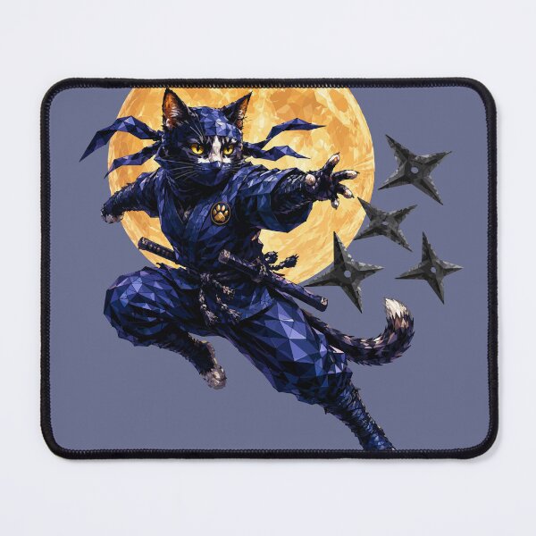 Item preview, Shuriken Ninja Cat / Samurai Cat Collection designed and sold by ValentynaTyshenkoArt.