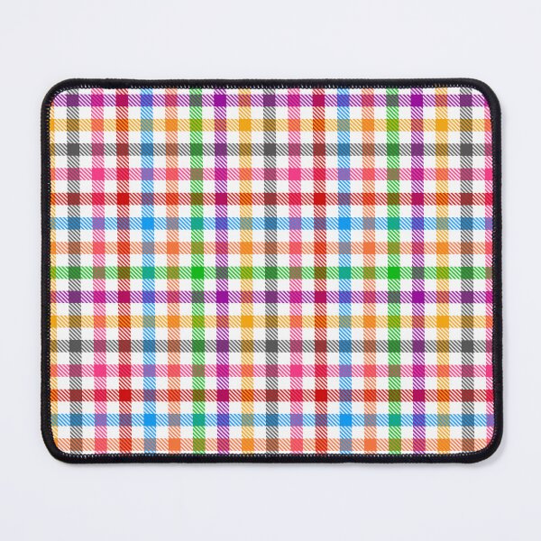 Item preview, Colorful Rainbow Gingham Plaid Design - White designed and sold by PatternTitan.