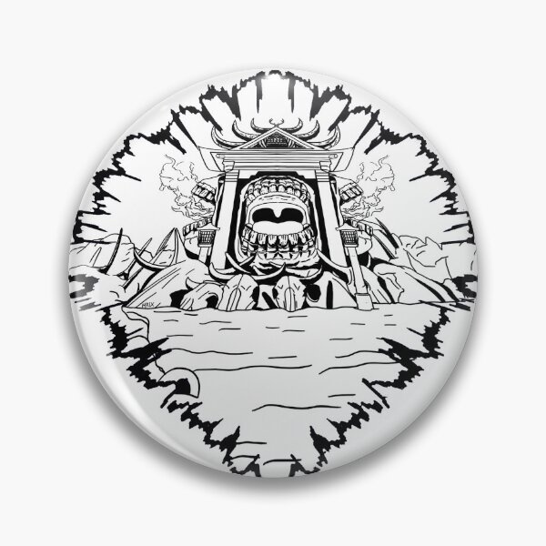 Item preview, Cursed Shrine Line Art designed and sold by Maxellent.