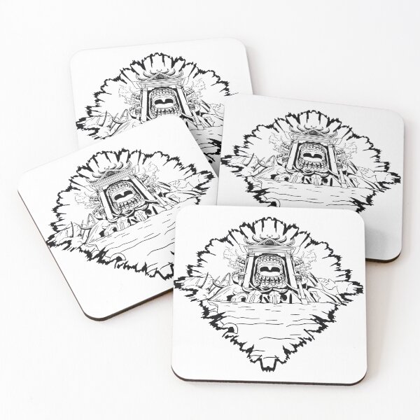 Item preview, Cursed Shrine Line Art designed and sold by Maxellent.