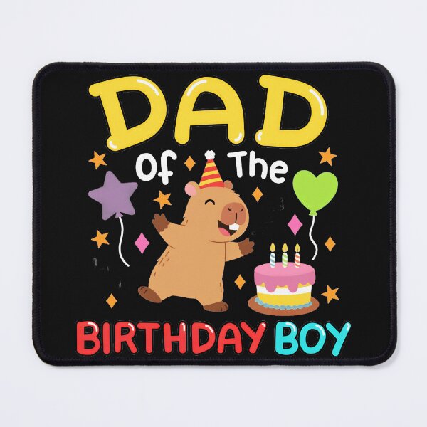 Item preview, Dad Of The Birthday Boy Capybara Father Son Celebration designed and sold by AmaXONIC.