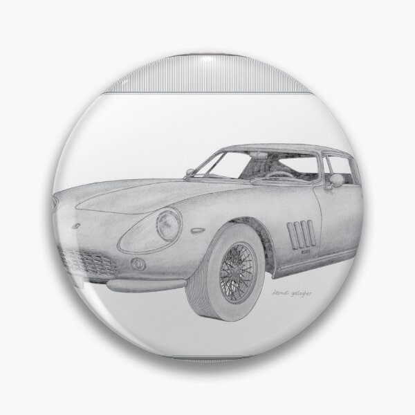 Item preview, Ferrari 275 GTB 2 Door Berlinetta Hand-drawn designed and sold by Classic Car Art Drawings.