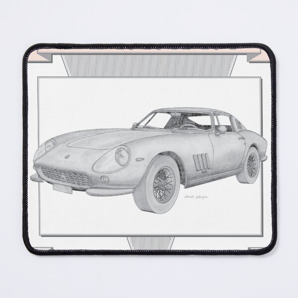 Item preview, Ferrari 275 GTB 2 Door Berlinetta Hand-drawn designed and sold by Classic Car Art Drawings.