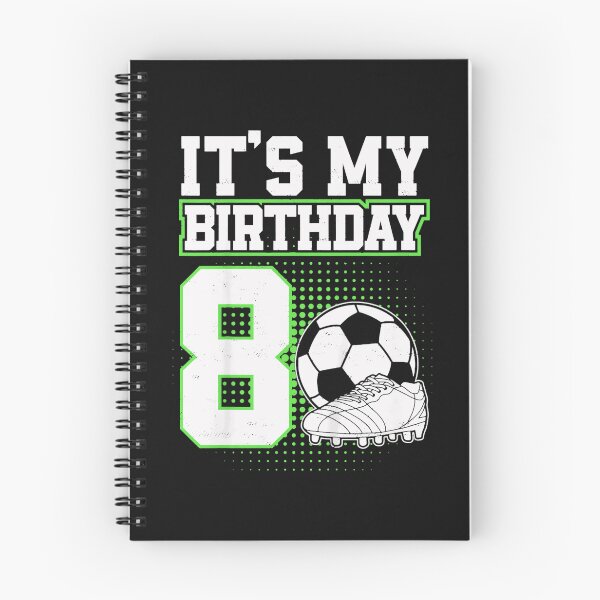Item preview, It's My Birthday 8 Eight Year Old Soccer Player Birthday Kids Sports designed and sold by AmaXONIC.
