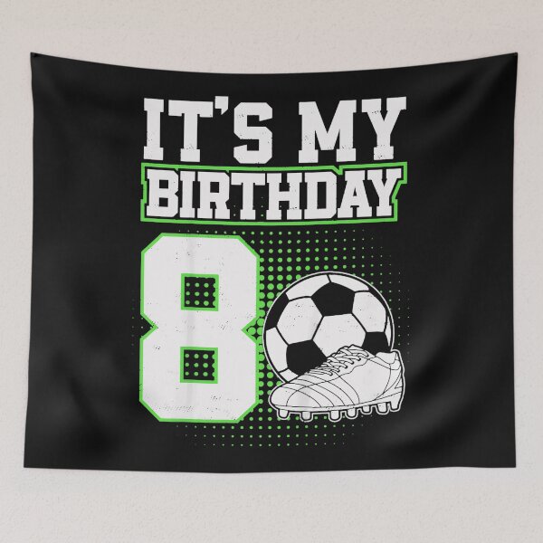 Item preview, It's My Birthday 8 Eight Year Old Soccer Player Birthday Kids Sports designed and sold by AmaXONIC.