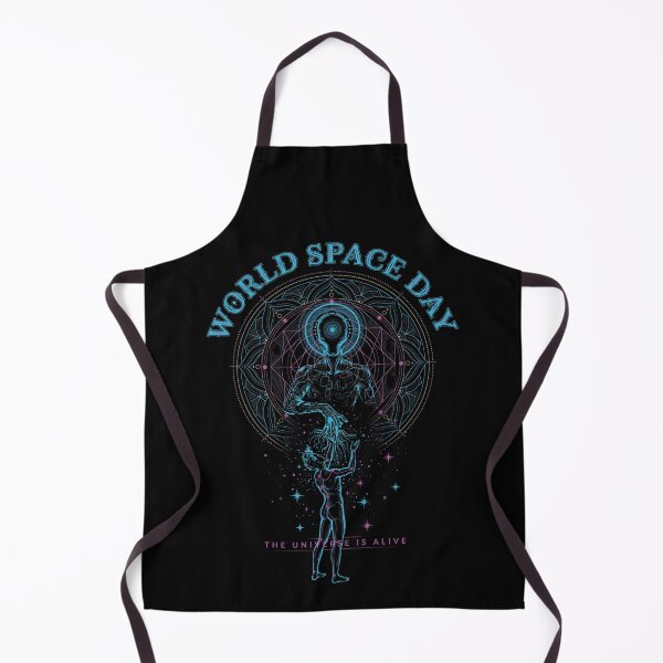 Item preview, World Space Day — The Universe Is Alive Sacred Geometry Alien Encounter T-Shirt V1 designed and sold by DarylWelsh2024.