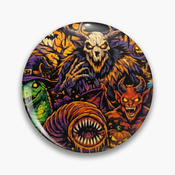 Item preview, Cryptid Characters Halloween Party – Bigfoot, Wendigo & Legendary Monsters Pop Art designed and sold by redsharkuk.