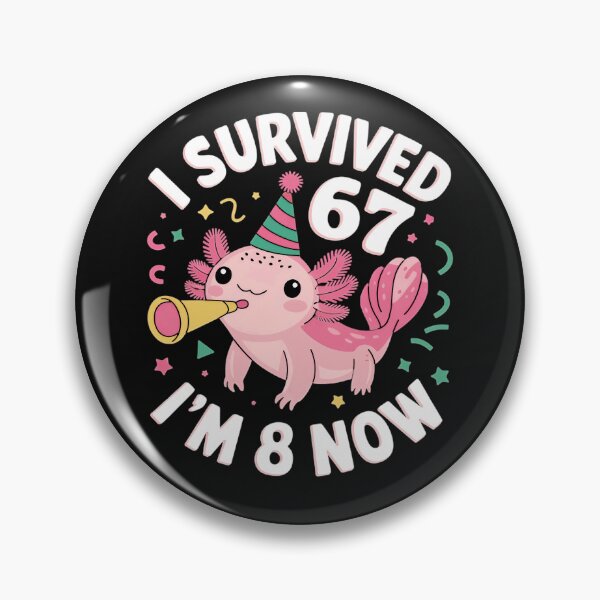 Item preview, I Survived 67 I'm 8 Now Axolotl Baby 8 Weeks Milestone Parent Gift designed and sold by AmaXONIC.