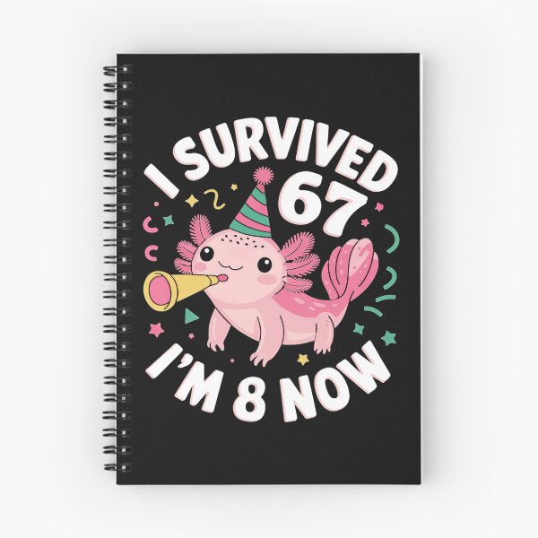 Item preview, I Survived 67 I'm 8 Now Axolotl Baby 8 Weeks Milestone Parent Gift designed and sold by AmaXONIC.