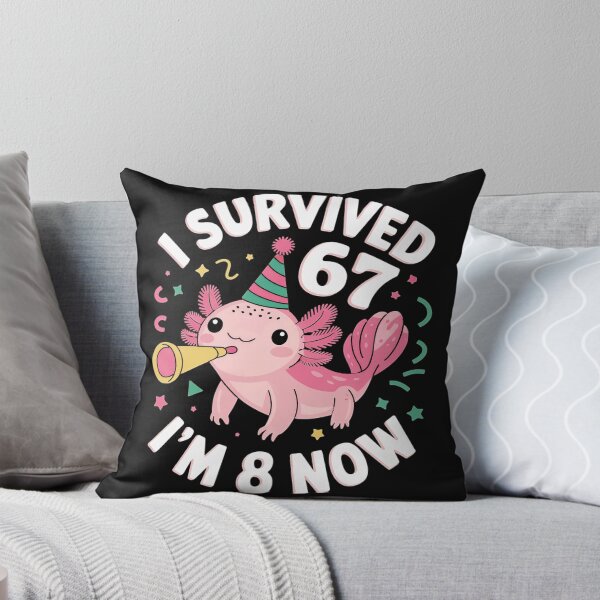 Item preview, I Survived 67 I'm 8 Now Axolotl Baby 8 Weeks Milestone Parent Gift designed and sold by AmaXONIC.