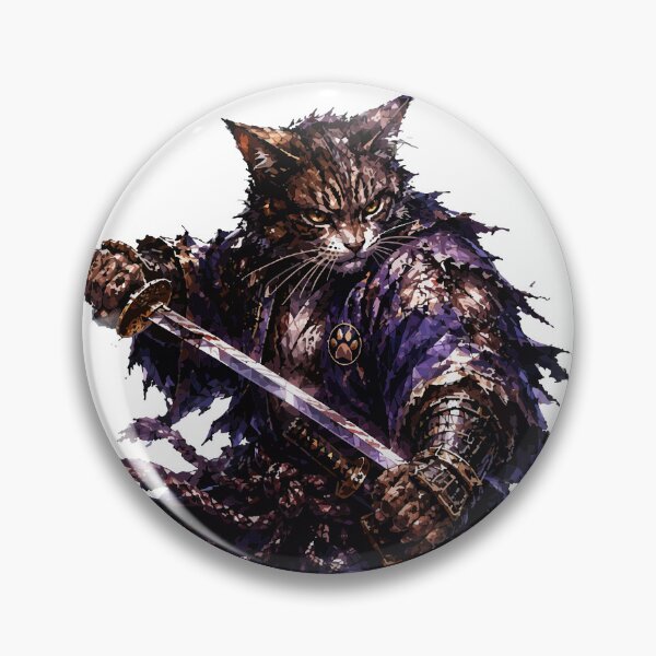 Item preview, The Last Ronin / Samurai Cat Collection designed and sold by ValentynaTyshenkoArt.