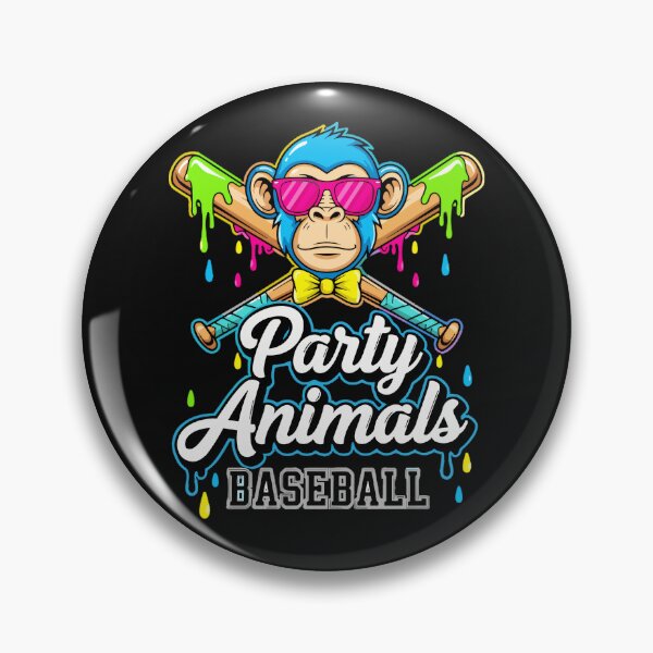 Item preview, Party Animals Baseball Player Fan Coach Team designed and sold by AmaXONIC.