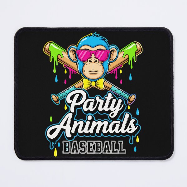 Item preview, Party Animals Baseball Player Fan Coach Team designed and sold by AmaXONIC.