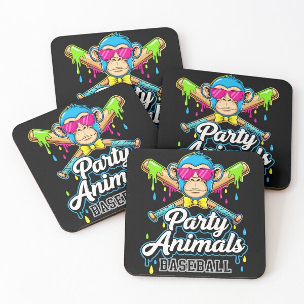 Item preview, Party Animals Baseball Player Fan Coach Team designed and sold by AmaXONIC.