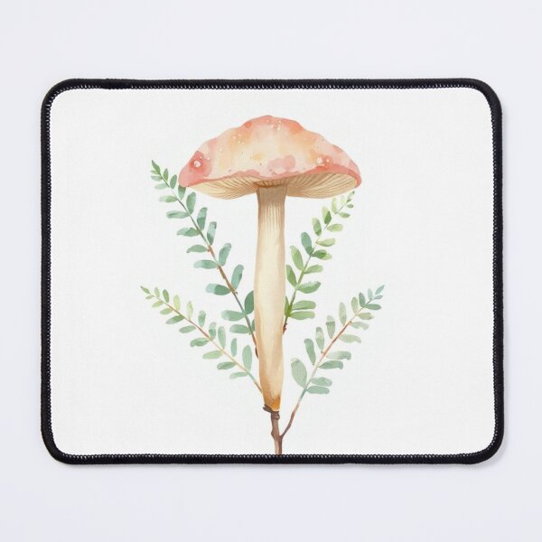 Item preview, Organic Watercolor Botanical Mushroom Wall Art designed and sold by Vida e Arte.