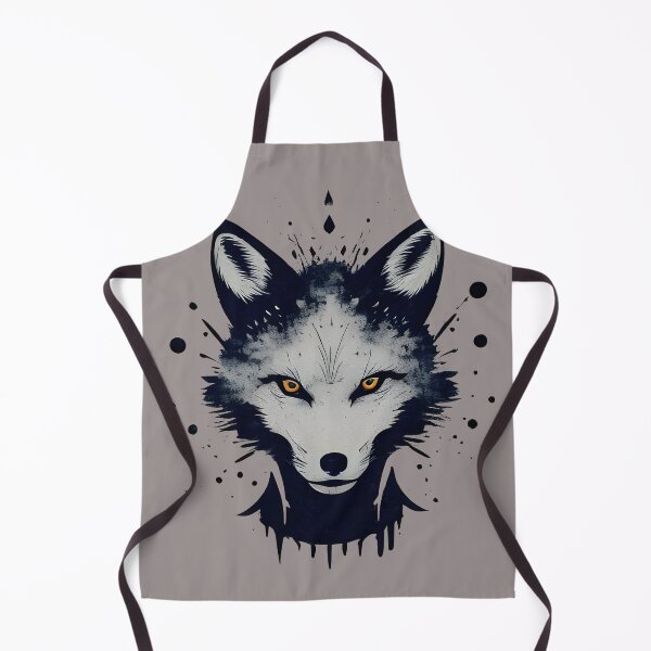Item preview, Dark Fox Ink Splash Golden Eyes designed and sold by Ikbel Studio.