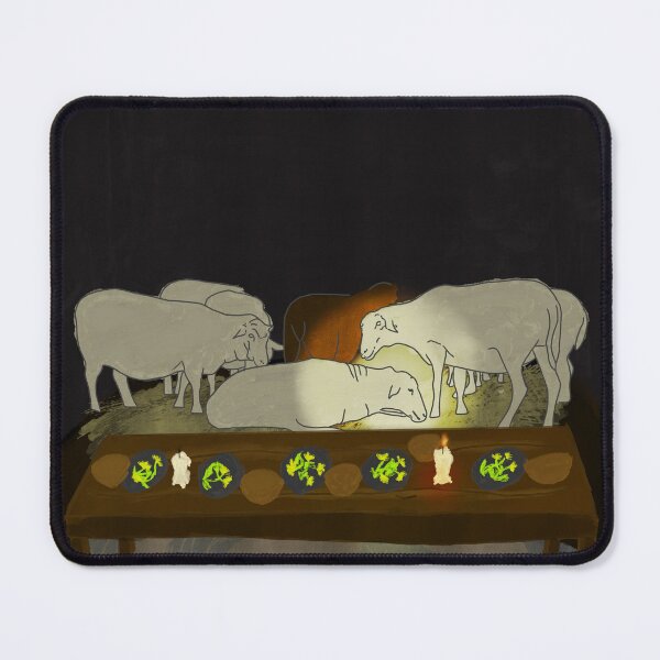 Item preview, The Last Supper, but it's sheep. designed and sold by mousse-tache.