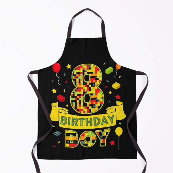 Item preview, 8 Birthday Boy Building Blocks Eight Year Old Kid designed and sold by AmaXONIC.