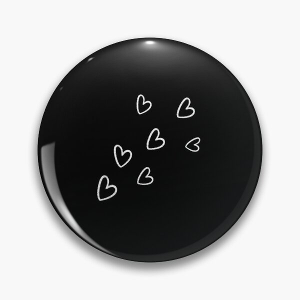 Item preview, Minimalist Floating White Chalk Heart Outlines designed and sold by somimalikkk.