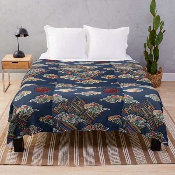 Item preview, Korean Traditional Dancheong Lotus Pattern - Aesthetic Art designed and sold by SOOstudio73.