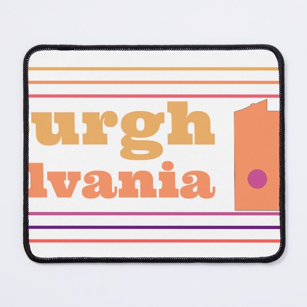 Item preview, Pittsburgh Pennsylvania City Marked On State Map designed and sold by TheIconSmith.
