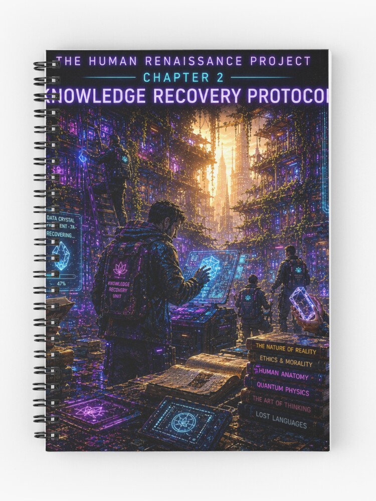 Thumbnail 1 of 3, Journal, Knowledge Recovery Protocol – Human Renaissance Chapter 2 designed and sold by bbbpetr100.