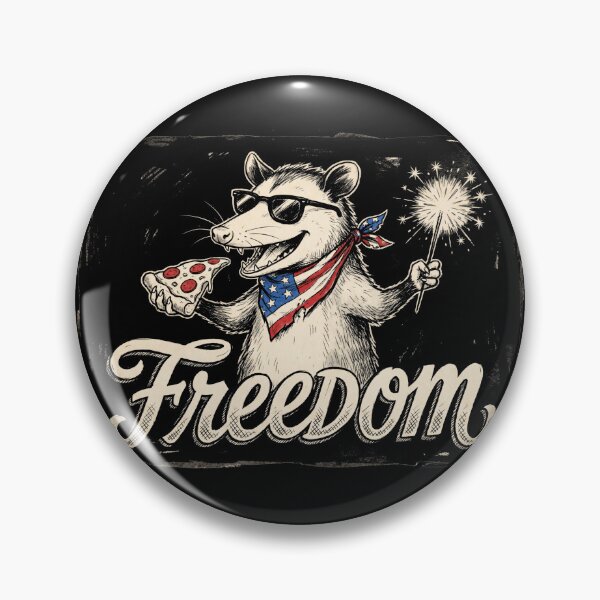 Item preview, Retro Distressed Opossum 4th Of July Graphic designed and sold by TeNovaStudio.