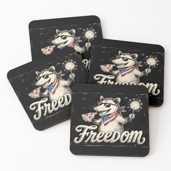Item preview, Retro Distressed Opossum 4th Of July Graphic designed and sold by TeNovaStudio ⭐⭐⭐⭐⭐.