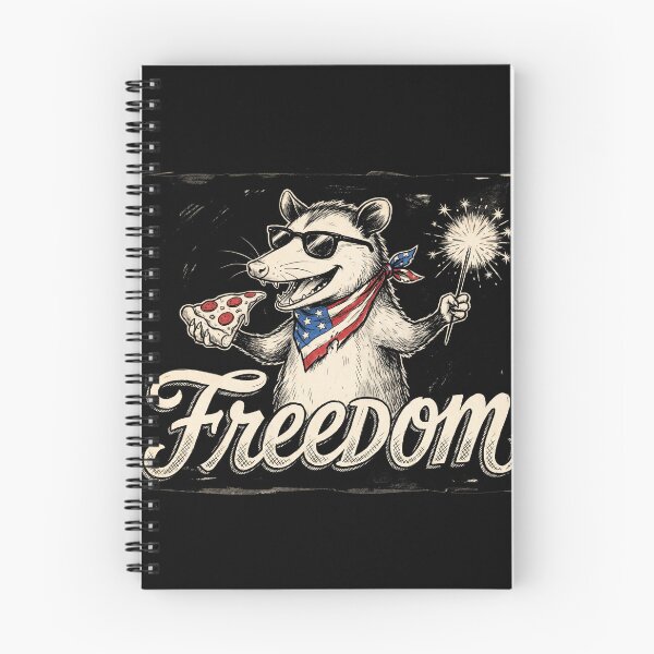 Item preview, Retro Distressed Opossum 4th Of July Graphic designed and sold by TeNovaStudio.