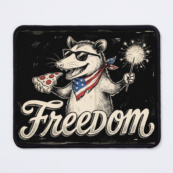 Item preview, Retro Distressed Opossum 4th Of July Graphic designed and sold by TeNovaStudio.