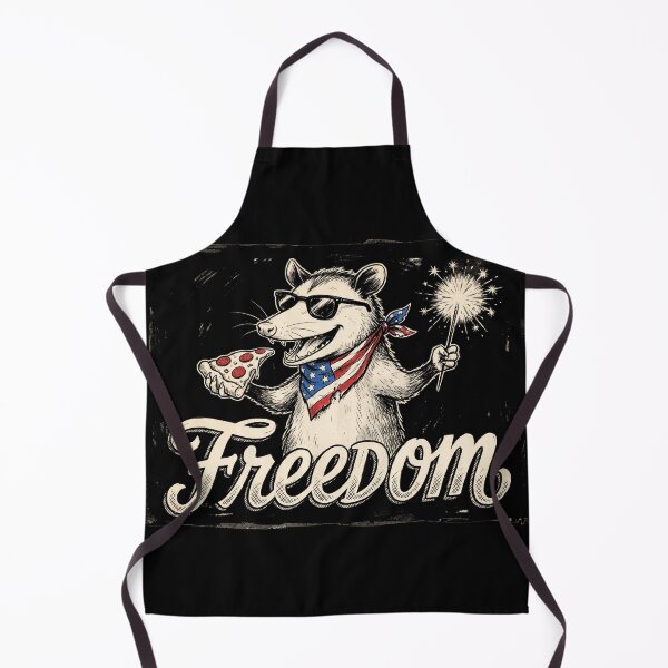Item preview, Retro Distressed Opossum 4th Of July Graphic designed and sold by TeNovaStudio.