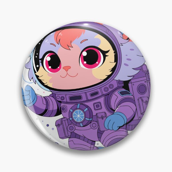 Item preview, Cute Astronaut Cat Space Adventure Sticker designed and sold by inkfusionhub99.
