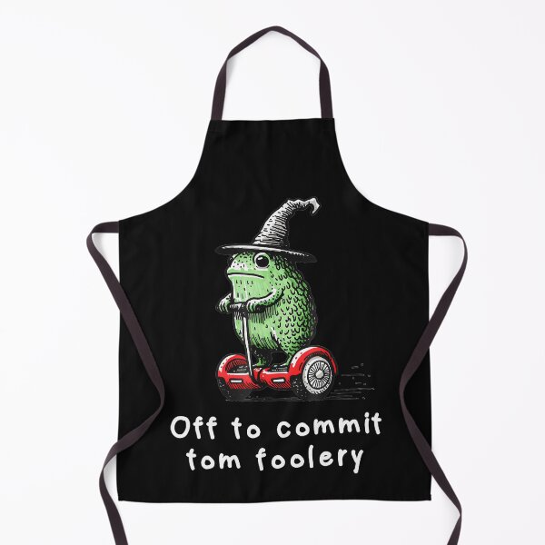 Item preview, Off To Commit Tom Foolery Mischievous Frog Witch Humor designed and sold by AmaXONIC.