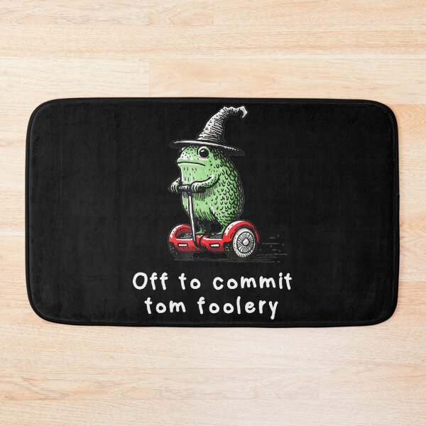 Item preview, Off To Commit Tom Foolery Mischievous Frog Witch Humor designed and sold by AmaXONIC.
