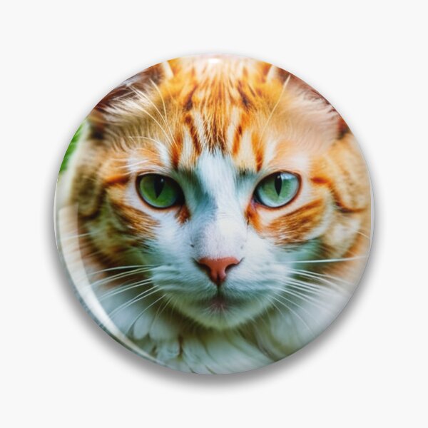 Item preview, Animals - Ginger Cat with Green Eyes, Intense Feline Portrait designed and sold by DoodyPets.