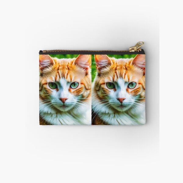 Item preview, Animals - Ginger Cat with Green Eyes, Intense Feline Portrait designed and sold by DoodyPets.