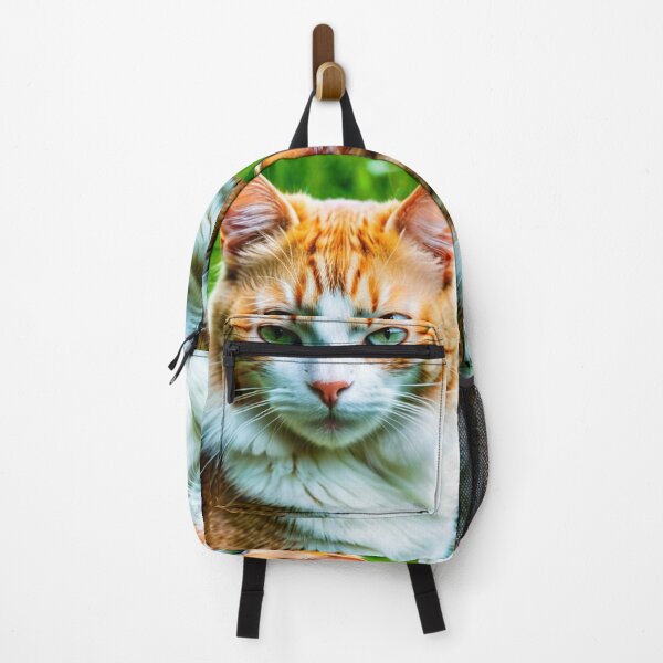 Item preview, Animals - Ginger Cat with Green Eyes, Intense Feline Portrait designed and sold by DoodyPets.