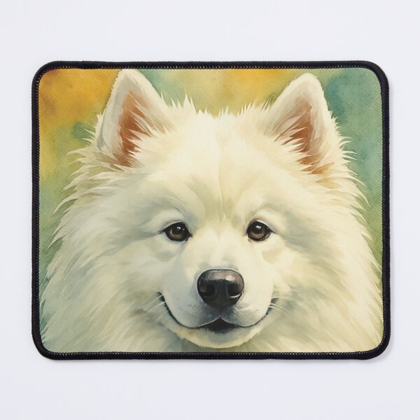 Item preview, Samoyed Watercolor Dog Art designed and sold by MaverlyShop.