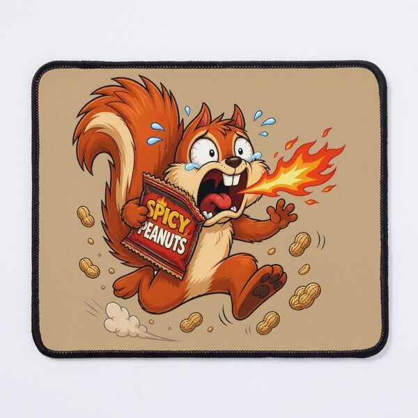 Item preview, Spicy Peanut Squirrel Cartoon Mascot designed and sold by BROHLine Studio.