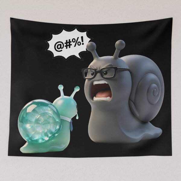 Item preview, Emerald Snail - The Corporate Grind: Monday Morning Blues designed and sold by ABYSSLAB.