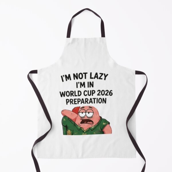 Item preview, I'm Not Lazy I'm in World Cup 2026 Preparation Funny Sticker designed and sold by Pixanova.