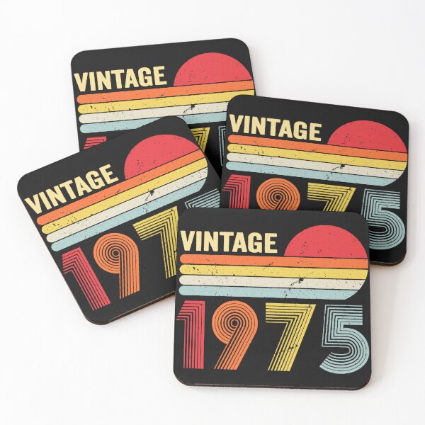 Item preview, Vintage 1975 Birthday Gift Born Seventies designed and sold by AmaXONIC.